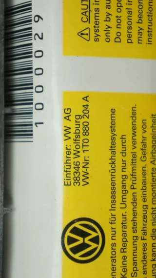 1T0880204A Подушка безопасности Volkswagen Touran 1 Арт AL11967885647, вид 7