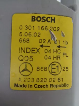 A2038200261 Фара передняя (комплект) Mercedes C W203 Арт AL8537693250, вид 5