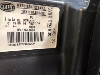 A1768201261 Фара передняя (комплект) Mercedes A W176 Арт AL11751580842, вид 4
