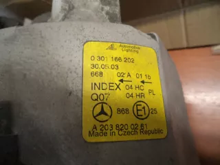 0301166202 Фара передняя (комплект) Mercedes C W203 Арт AL12021574021, вид 2