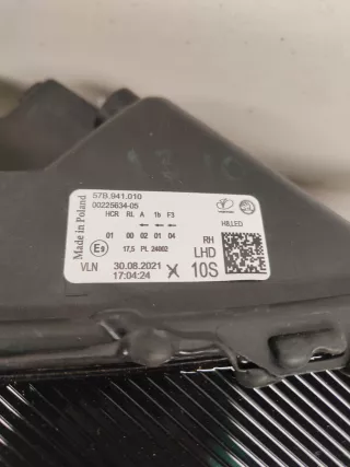 57B941009,,57B941010 Фара передняя (комплект) Skoda Karoq Арт AL16179906371, вид 3