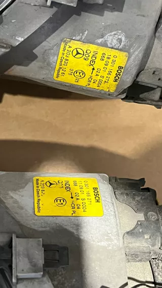 SS5003095E,+,5003105E Фара передняя (комплект) Mercedes C W203 Арт AL16505865300, вид 3
