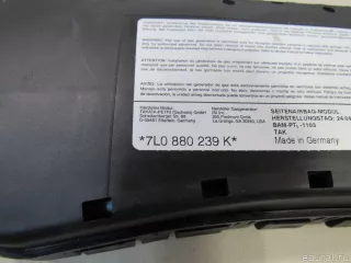 7L0880239K VAG Подушка безопасности боковая (в сиденье) Volkswagen Touareg 1 Арт E81019321, вид 2