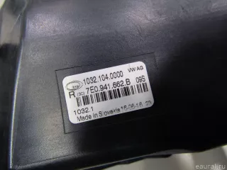 7E0941662B VAG Фара противотуманная правая Volkswagen Transporter T6 restailing Арт E81022171, вид 8
