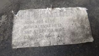 A2046906130 Защита арок задняя левая (подкрылок) Mercedes C W204 Арт 20044416, вид 3
