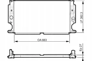 735188,VAL Радиатор основной Toyota Avensis VERSO Арт AL12427279416, вид 1