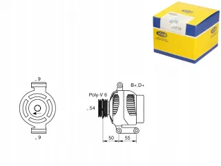 102525388,MGM Генератор Opel Combo D Арт AL12431204250, вид 1