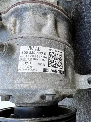 5Q0820803G Компрессор кондиционера Volkswagen Caddy 5 Арт AL12439515802, вид 2
