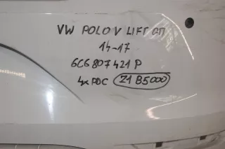6C6807421P Бампер задний Volkswagen Polo 5 Арт AL12466229175, вид 4