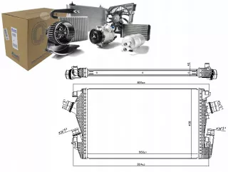 NIS96455,RS1 Интеркулер Opel Cascada Арт AL12515579471, вид 1