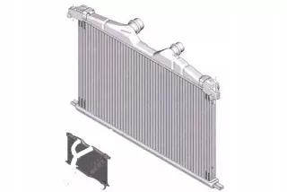NRF30320,RS1 Интеркулер Citroen C6 Арт AL12516183660, вид 2