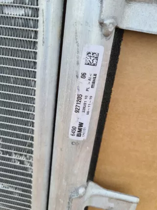 64509271205,9271205 Радиатор кондиционера  BMW X2 F39 Арт AL12536021350, вид 2