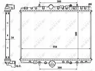53787 Радиатор основной Citroen C5 2 Арт AL12556996379, вид 2