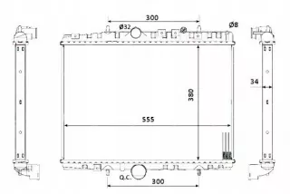 NRF53941,RS2 Радиатор основной Citroen C5 2 Арт AL12563339901, вид 2