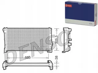 DENDRM13010,RS5 Радиатор основной Lancia Musa Арт AL12597712343