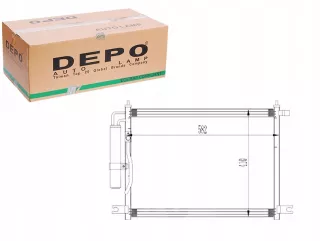 DEP011-016-0002,RS5 Радиатор кондиционера  Daewoo Kalos Арт AL12597764808_2, вид 1