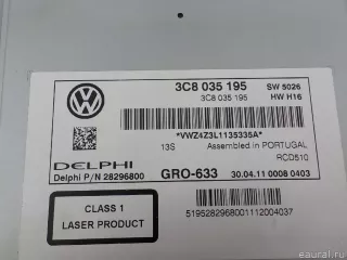 3C8057195X VAG Магнитола (аудио система) Volkswagen Golf 6 Арт E84776164, вид 9