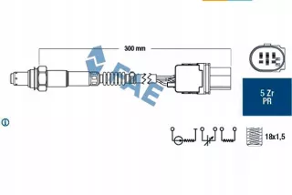 FAE75059,RS7 Лямбда-зонд MINI Cooper R56 Арт AL12640901755, вид 2