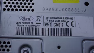 7S7T-18K931-BL Магнитола (аудио система) Ford Galaxy 3 Арт AL12649146367, вид 9