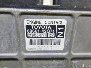 8966142Q71 Toyota Блок управления двигателем Toyota Rav 4 3 Арт E84796525, вид 7