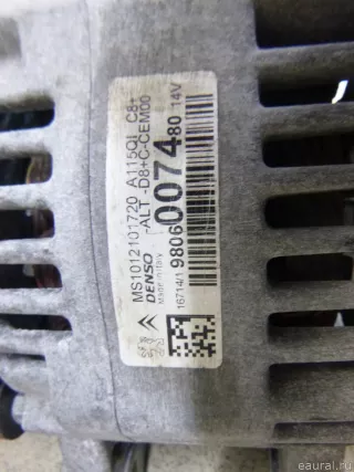 9806007480 Citroen-Peugeot Генератор Peugeot 208 Арт E100041564, вид 8