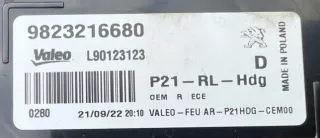  Фонарь задний левый Peugeot 208 Арт AL12687252889, вид 2