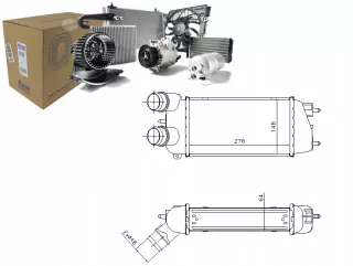 NIS96495(iMOTO) Интеркулер Citroen C3 1 Арт AL12693099110, вид 1