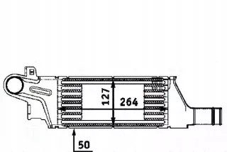 BRH8ML,376,723-201(EXT) Интеркулер Opel Corsa C Арт AL12697072824_2, вид 2