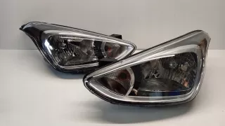 92101B9000,92102B9000 Фара передняя (комплект) Hyundai i10 2 Арт AL12703902634, вид 1