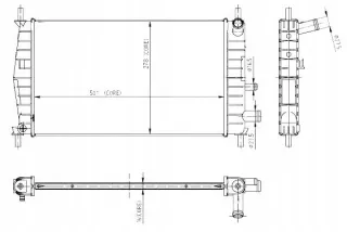 TYC710-0025(HQ) Радиатор основной Ford Fiesta 6 Арт AL12732471793, вид 2