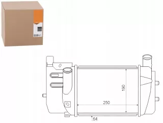 NRF30346(HQ) Интеркулер Toyota Yaris VERSO Арт AL12732873706, вид 1