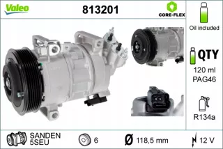 813201 Компрессор кондиционера Peugeot RCZ Арт AL12769243087, вид 2
