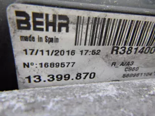 13399870 Кассета радиаторов Opel Corsa E Арт AL12788554579, вид 8