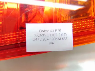 7217305,15452296330 Фонарь задний левый BMW X3 F25 Арт AL15452296330, вид 5