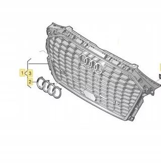 8Y0853651 Решетка радиатора Audi RS3 8V Арт AL15471722792