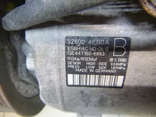 926004EB0A Nissan Компрессор кондиционера Renault Megane 3 Арт E100461240, вид 12