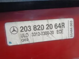  Фонарь задний правый Mercedes C W203 Арт AL12848391690, вид 3