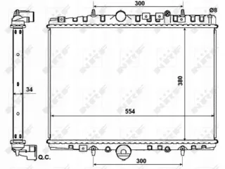 53787 Радиатор основной Citroen C5 2 Арт AL12879819486, вид 2