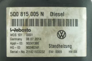 5Q0815005N Автономный отопитель (Webasto) Volkswagen Golf 5 Арт AL12917576999, вид 2
