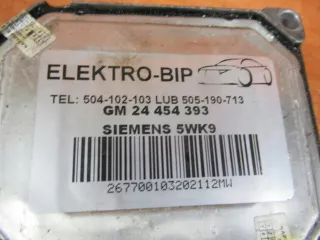24454393 Блок управления двигателем Opel Astra G Арт AL12999471726, вид 3