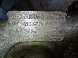 A1683702900 Турбина Mercedes A W168 Арт AL15407191509, вид 2