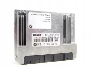 7566706,0261209093 Блок управления двигателем BMW 7 E65/E66 Арт AL15417177600, вид 1