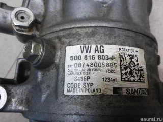 5Q0816803F VAG Компрессор кондиционера Volkswagen Tiguan 2 Арт E100471545, вид 7