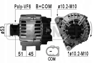 210877 Генератор Ford Fiesta 6 Арт AL13040491874_11, вид 2
