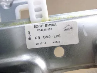 82701BM90A Nissan Стеклоподъемник электр. задний левый Nissan Qashqai 2 restailing Арт E12628270, вид 4