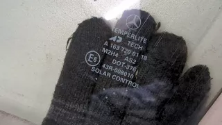 A1637200118 Стекло двери передней левой Mercedes ML W163 Арт 20065915, вид 2