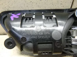 5C6839113BZNX VAG Ручка двери задней внутренняя левая Volkswagen Jetta 6 Арт E12818356, вид 3