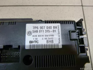 7P6907040BR VAG Блок управления климатической установкой Volkswagen Touareg 2 Арт E12871492, вид 4