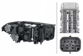 1EX,015,449-511 Фара передняя левая BMW 5 G30/G31 Арт AL13098951466, вид 3