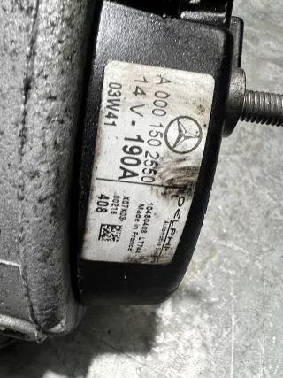 A0001502550 Генератор Mercedes CLK W209 Арт AL13151638209, вид 3